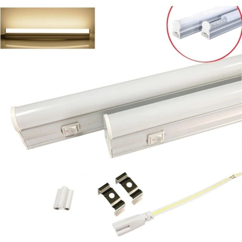 RRULTECH Mutfak Tezgah Dolap Dekoratif Gün Işığı LED Bant Armatür 4W 28,2 cm 220V Ev Otel Mağaza Cafe - 3200K - Gün Işığı SSD / Solid State Drive Fiyatı