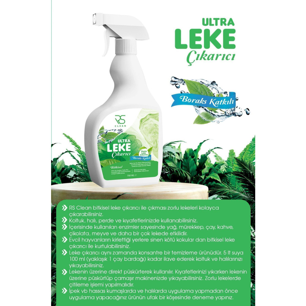 Rs Clean Ultra Bitkisel Leke Çıkarıcı - 750 Ml Çamaşır Yıkama Fiyatı