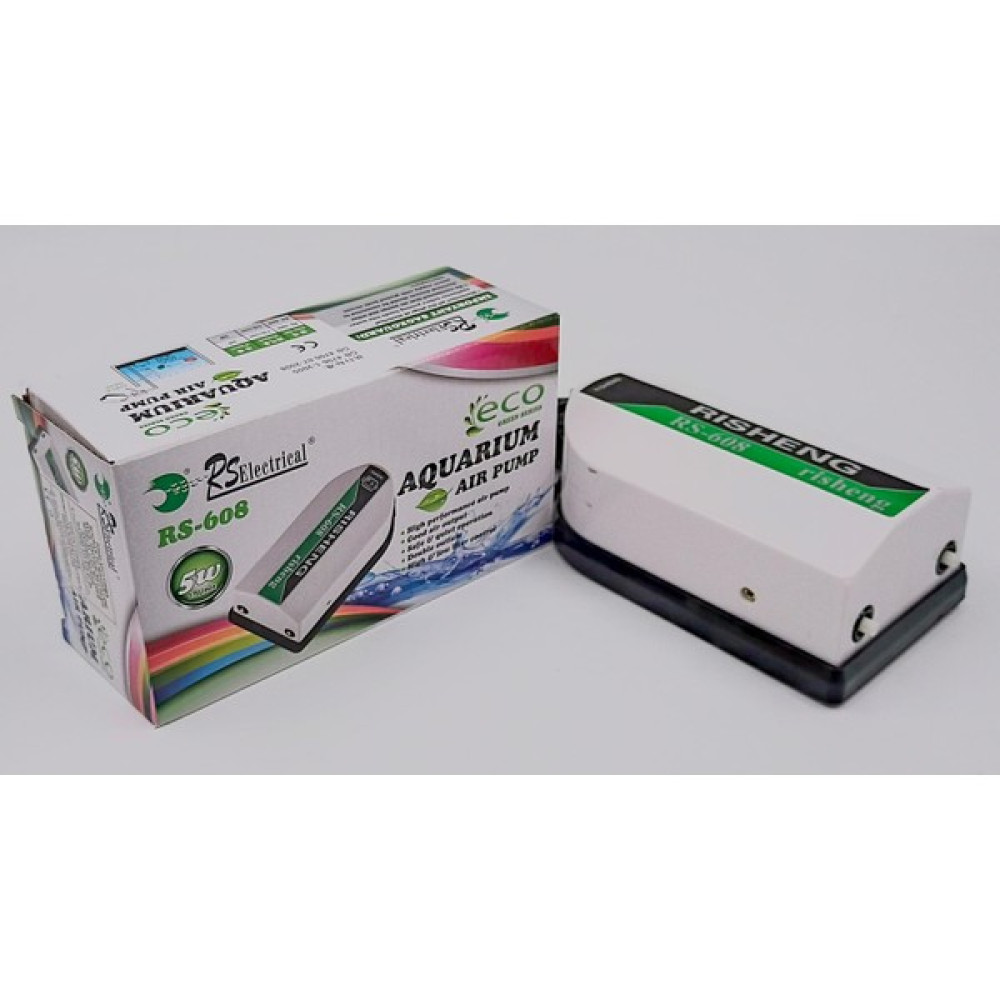 Rs Electrical RS-608 Akvaryum Hava Motoru 3.5 L/min. - 5 W (Çift Çıkışlı) Evcil Hayvan Ürünleri Fiyatı