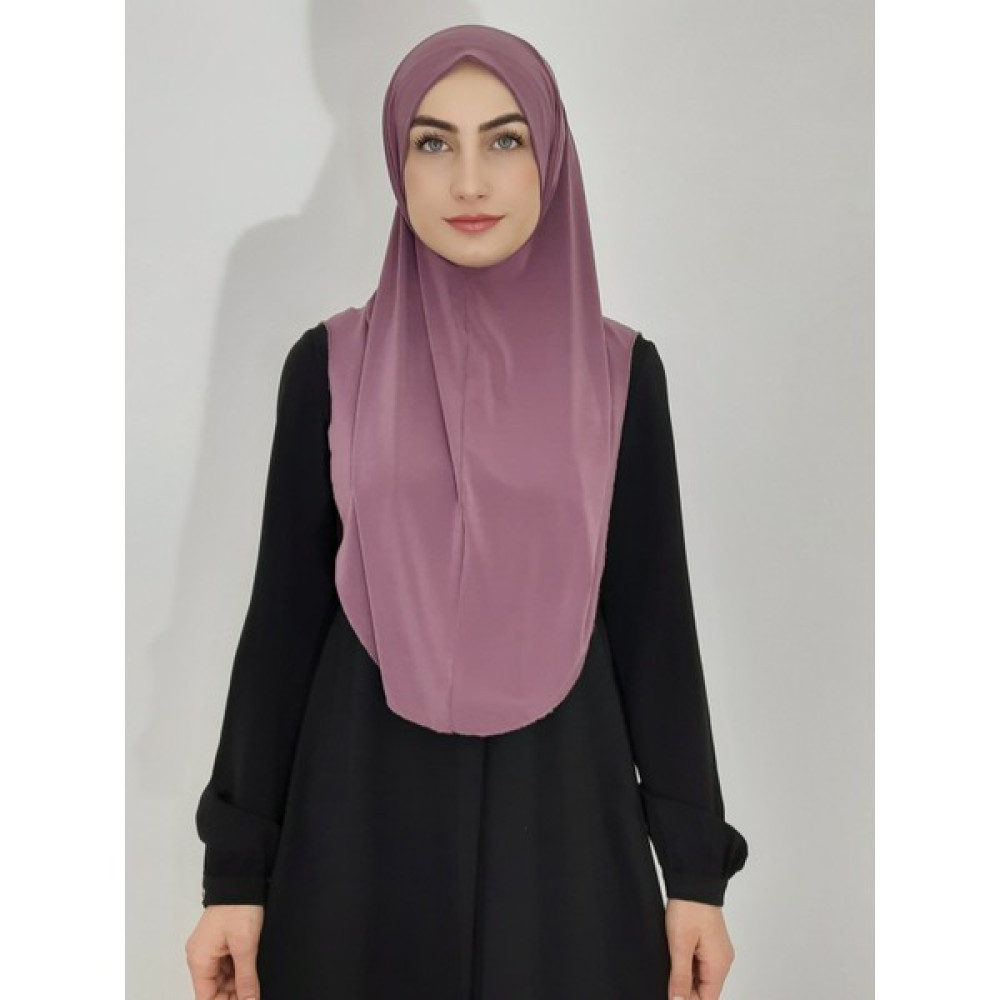 R&S Modibone Namaz Örtüsü Hazır Büyük Esarp Malezya Modeli Khimar Tek Parca Hac ve Umre Icin Uygundur Leylak Renk Eşarp Fiyatı