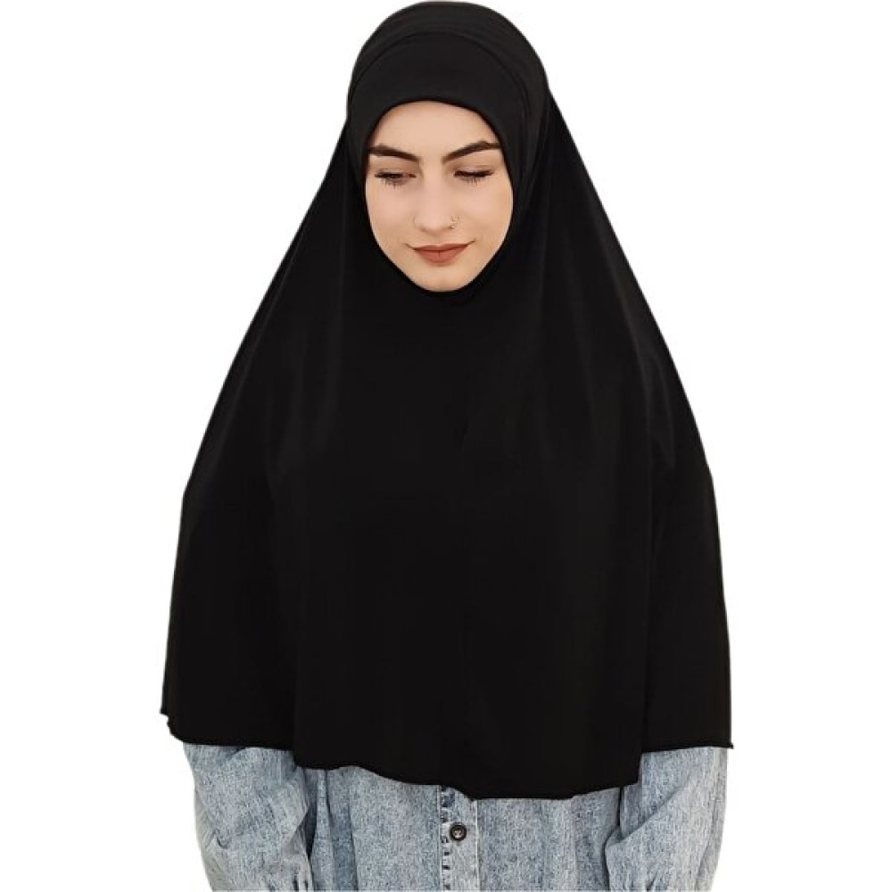 R&S Modibone (Namaz Örtüsü ) Tek Parca Pratik Büyük Boy Esarp Hijap Siyah Renk Eşarp Fiyatı