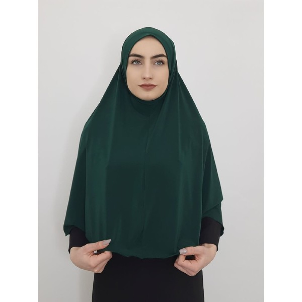 R&S Modibone Tek Parca Pratik Büyük Hazır Esarp Hijap Zümrüt Renk Namaz Örtüsü Eşarp Fiyatı