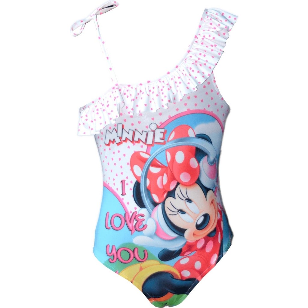 Rs Ramuni Kız Çocuk Mayo Minnie Mouse I Love You Kız Çocuk Plaj Giyimi Fiyatı