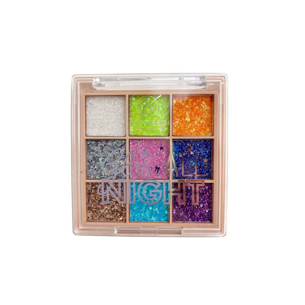 RS Ronassi Cosmetics 9’lu Glitter Far Paleti Simli Işıltılı Göz Farı Fiyatı