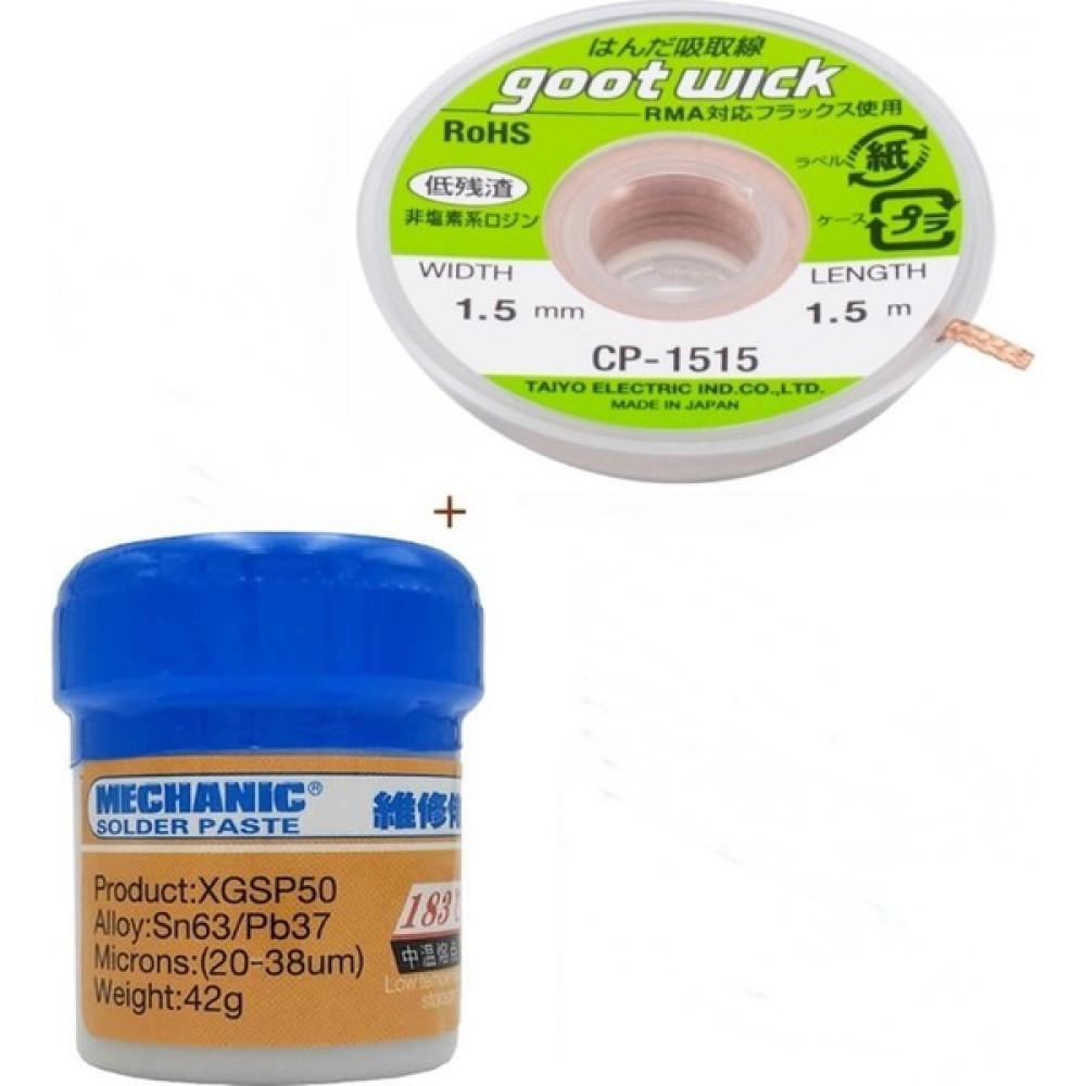 Rsl Mechanic Krem Lehim Sıvı Lehim Mechanic Solder Paste 42Gr Lehim Emme Temizleme Teli 1,5Mm Oto Boyaları Fiyatı