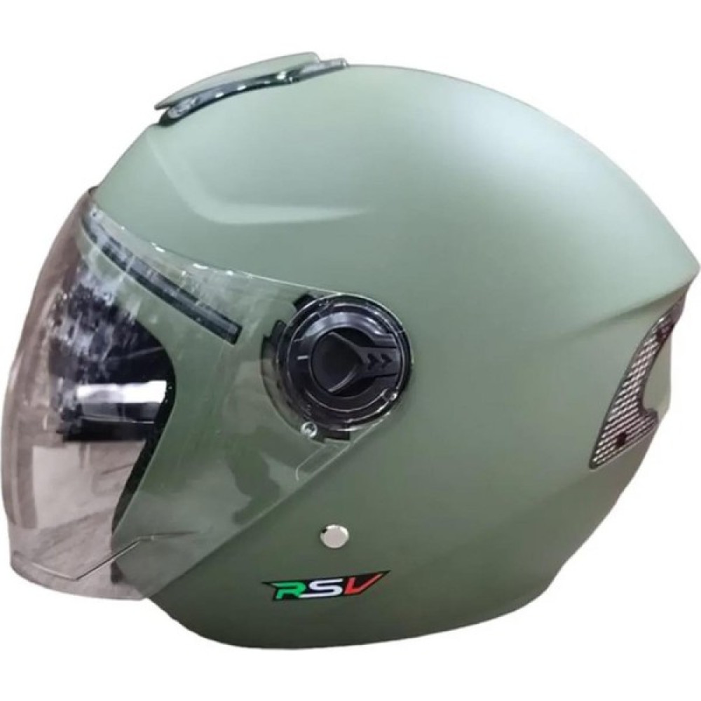Rsv 618 Açık Motosiklet Kaskı - Mat Yeşil - L Motorsiklet Kaskları Fiyatı