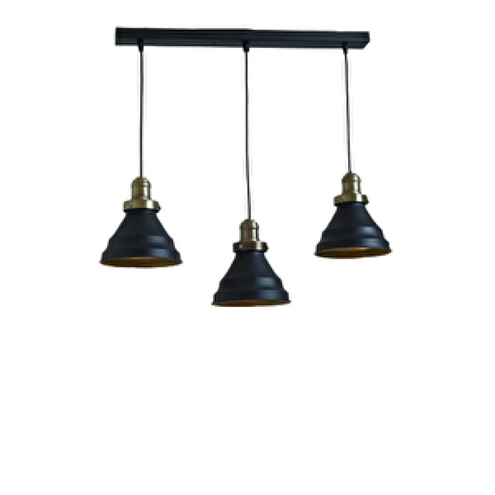 Rsylight Dylight Retro Metal Siyah 3 Lü Masa Üstü Sıralı Dekoratif Rustik Sarkıt Avize Genişlik 60 Cm Avize Fiyatı