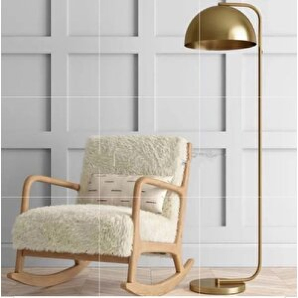 Rsylight Retro Metal Dekoratif Eskitme Kaplama Rustik Mafsallı Başlık Köşe Lambası Lambader Başlık Çap:40cm Lambader Fiyatı