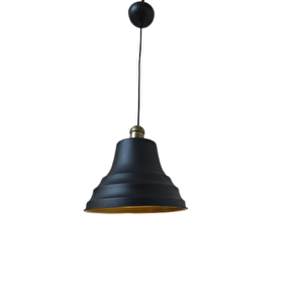 Rsylight Rys Retro Metal Eskitme Duylu Siyah Içi Gold Tekli Sarkıt Avize Avize Fiyatı