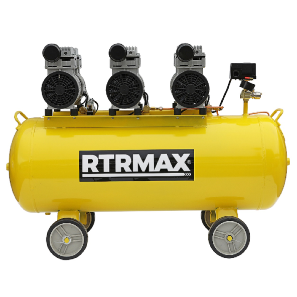 Rtm738 Sessız Hava Kompresoru 100 Lt 3 1.0 Hp/3 0.75 Kw Rtrmax Hava Kompresörü Fiyatı