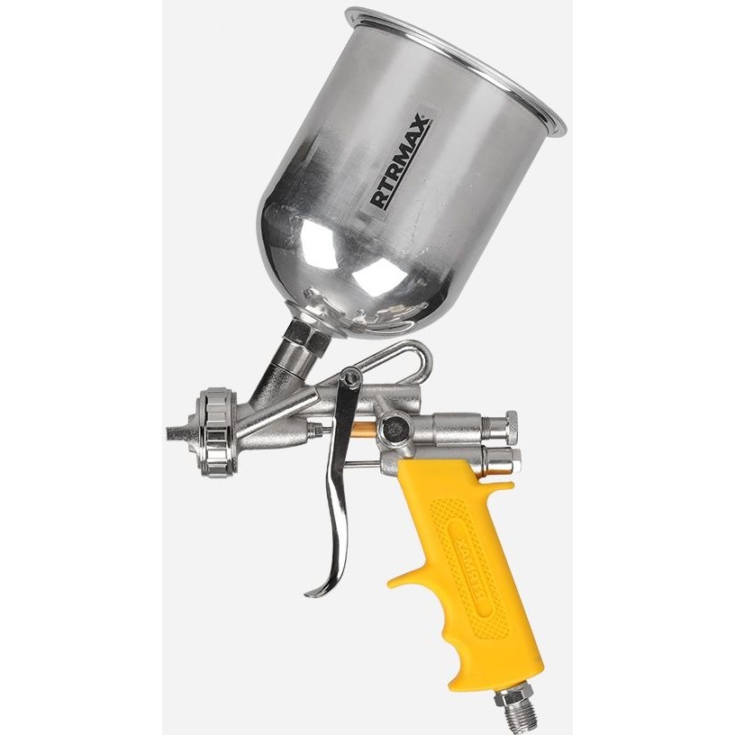 Rtrmax Havalı Boya Tabancası Üstten Depolu 1.8 mm 600 ml Depo Boya Malzemeleri Fiyatı