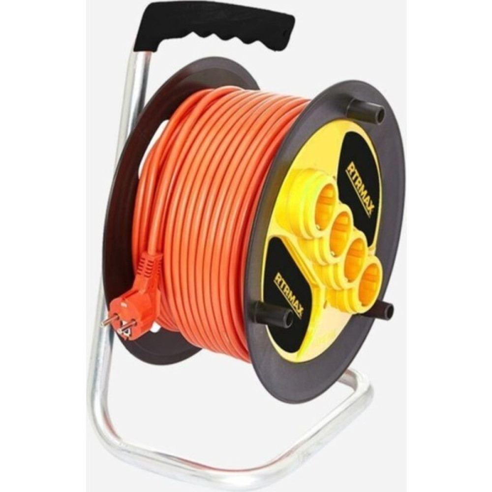 Rtrmax REM31550 Makaralı Kablo Açık Tip 50MT 3x1,5 mm Prizler Fiyatı