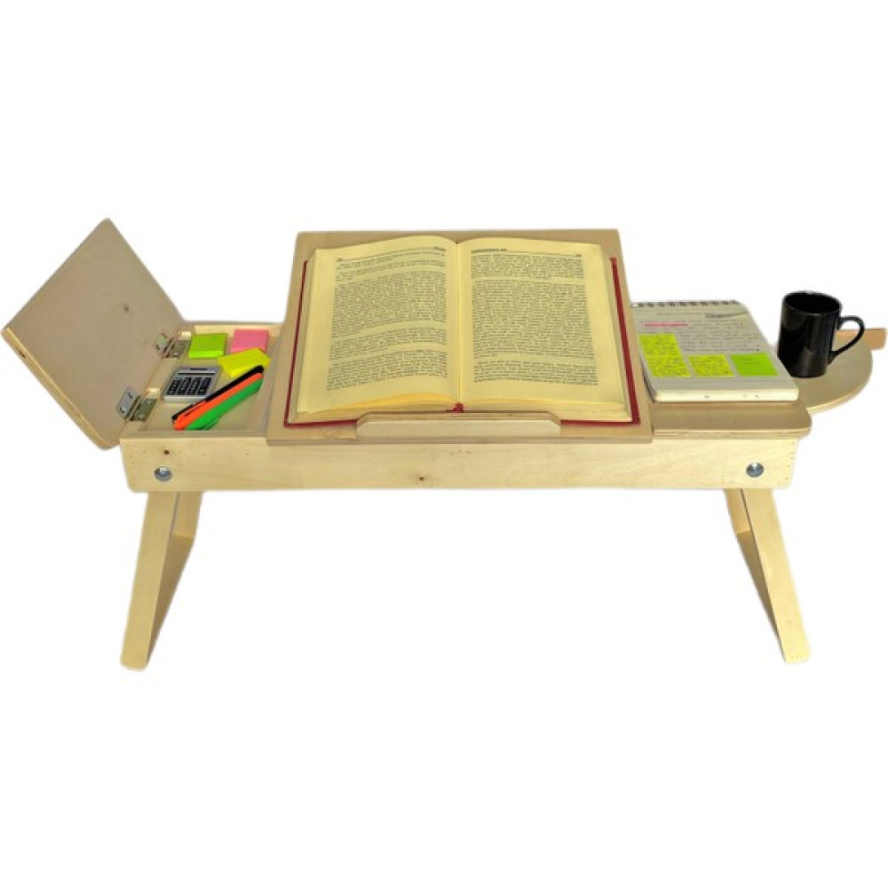 RU-Bİ Çok Amaçlı Masa - Çalışma Masası - Keyif Masası - Çizim Masası - Yemek Sehpası - Rahle -Laptop Stand - dikdörtgen - Naturel Çalışma Masası Fiyatı