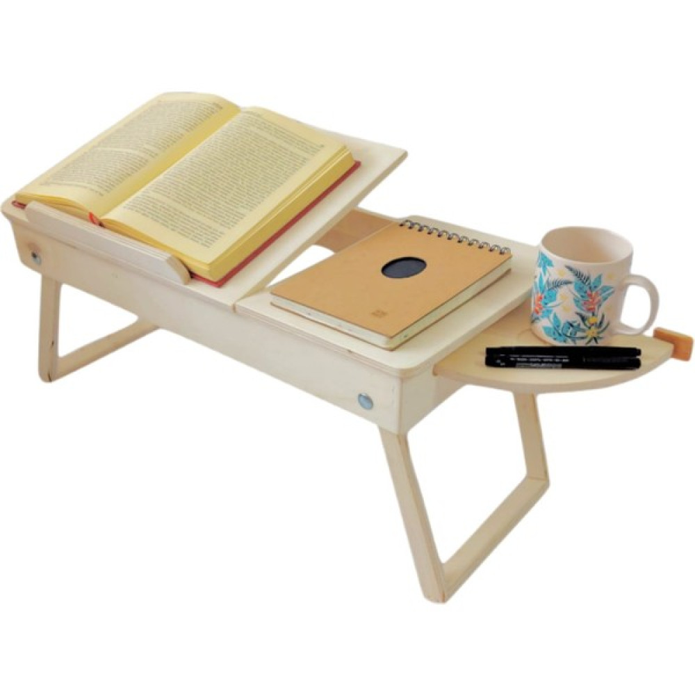 RU-Bİ Laptop Sehpası - Çalışma Masası - Keyif Masası - Çizim Masası - Yemek Sehpası - 61 x 31 x 28 cm - Ahşap Sehpa Fiyatı