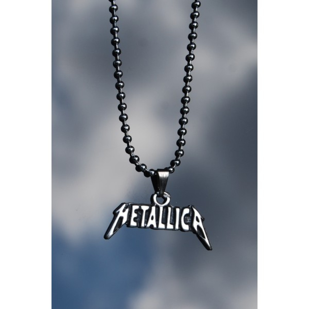 Rua Jeweley Metallica Rock Band Fan Kolye Gümüş Kaplama Gümüş Kolye Fiyatı