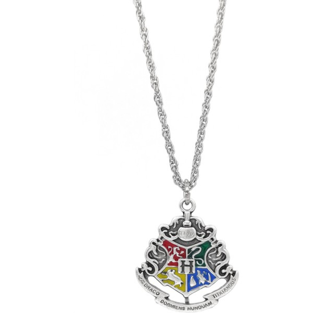 Rua Jeweley Rua Jewelry Harry Potter Hogwarts Dört Ev Kolye Gümüş Kaplama Burgu Zincirli Bijuteri Kolye Fiyatı