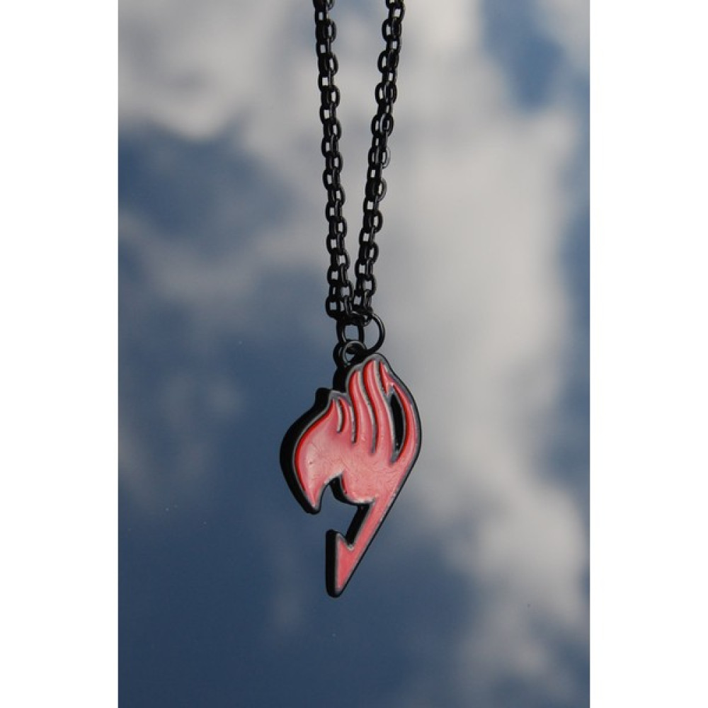 Rua Jewelry Anime Fairy Tail Sembol Kolye Klasik Siyah Renk Klasik Zincir Bijuteri Kolye Fiyatı