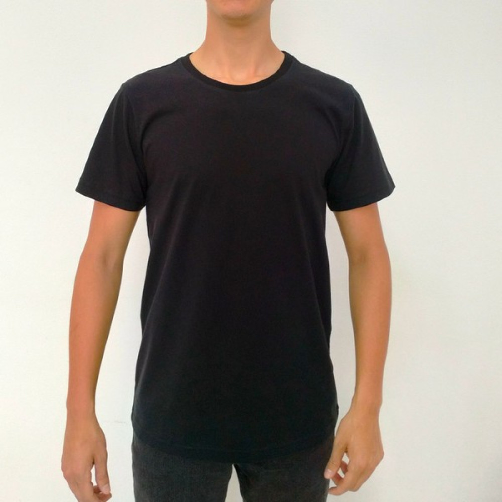 Rubadi Erkek Siyah T-Shirt Bisiklet Yaka Basic Erkek T-shirt Fiyatı