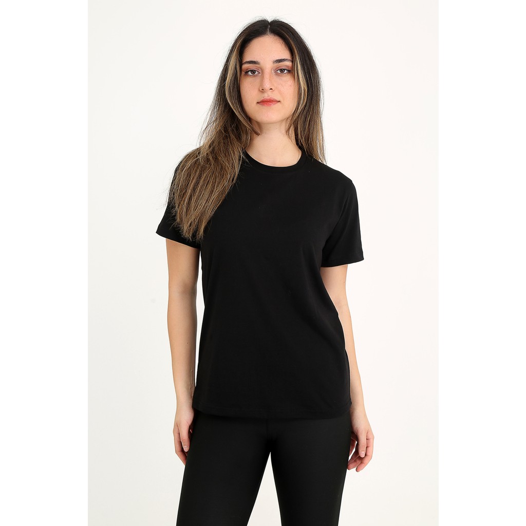 Rubadi Kadın Siyah T-Shirt. Regular Fit (Normal) Kalıp, Basic Model Giyim & İç Giyim Fiyatı