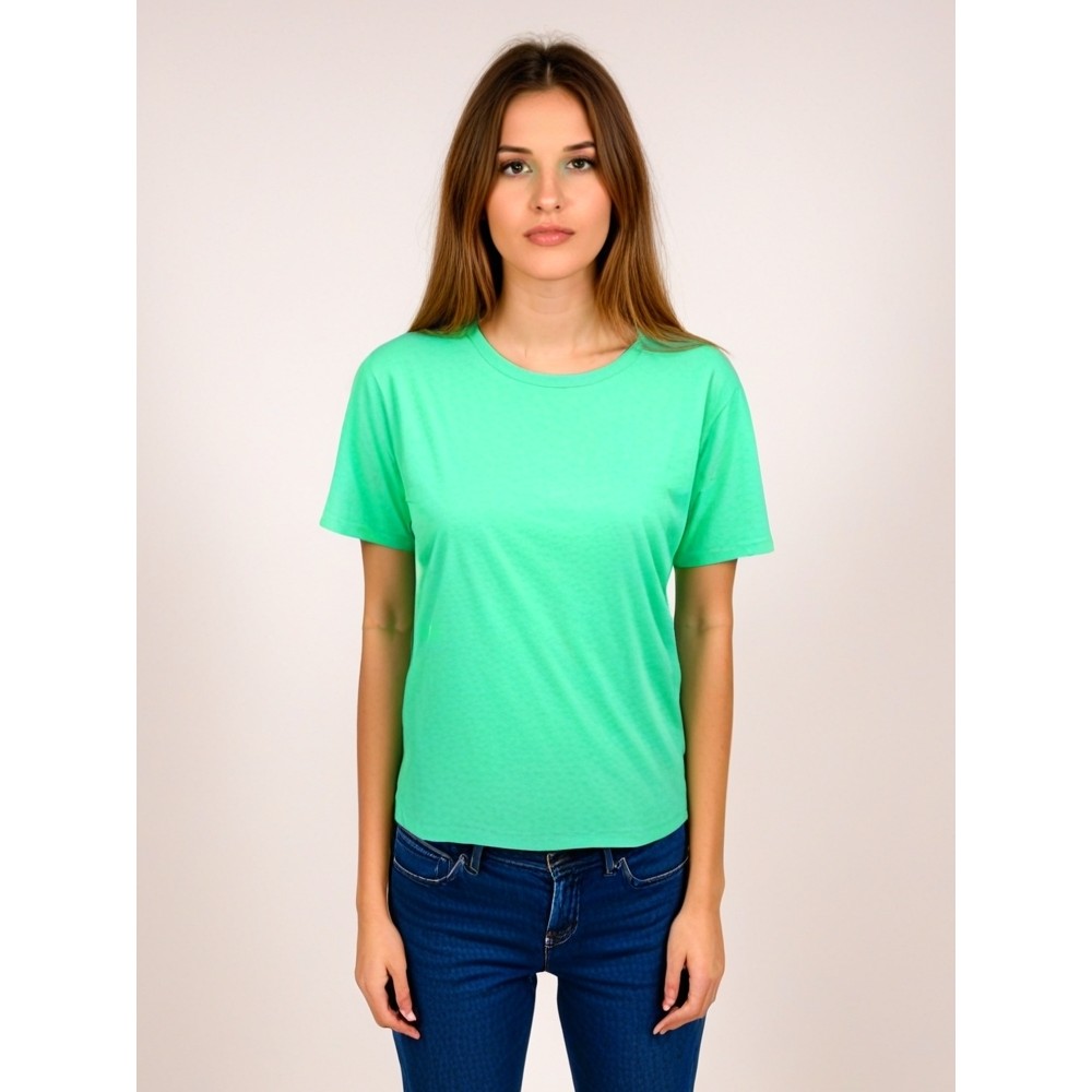 Rubadi Kadın Su Yeşili T-Shirt. Regülar Fit (Normal) Kalıp, Basic Model. Giyim & İç Giyim Fiyatı