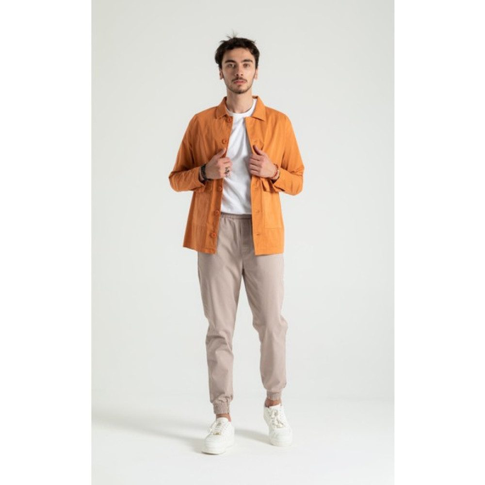 Ruby Stars Oranj Günlük %100 Pamuk Spor Blazer Ceket Erkek Ceket Fiyatı