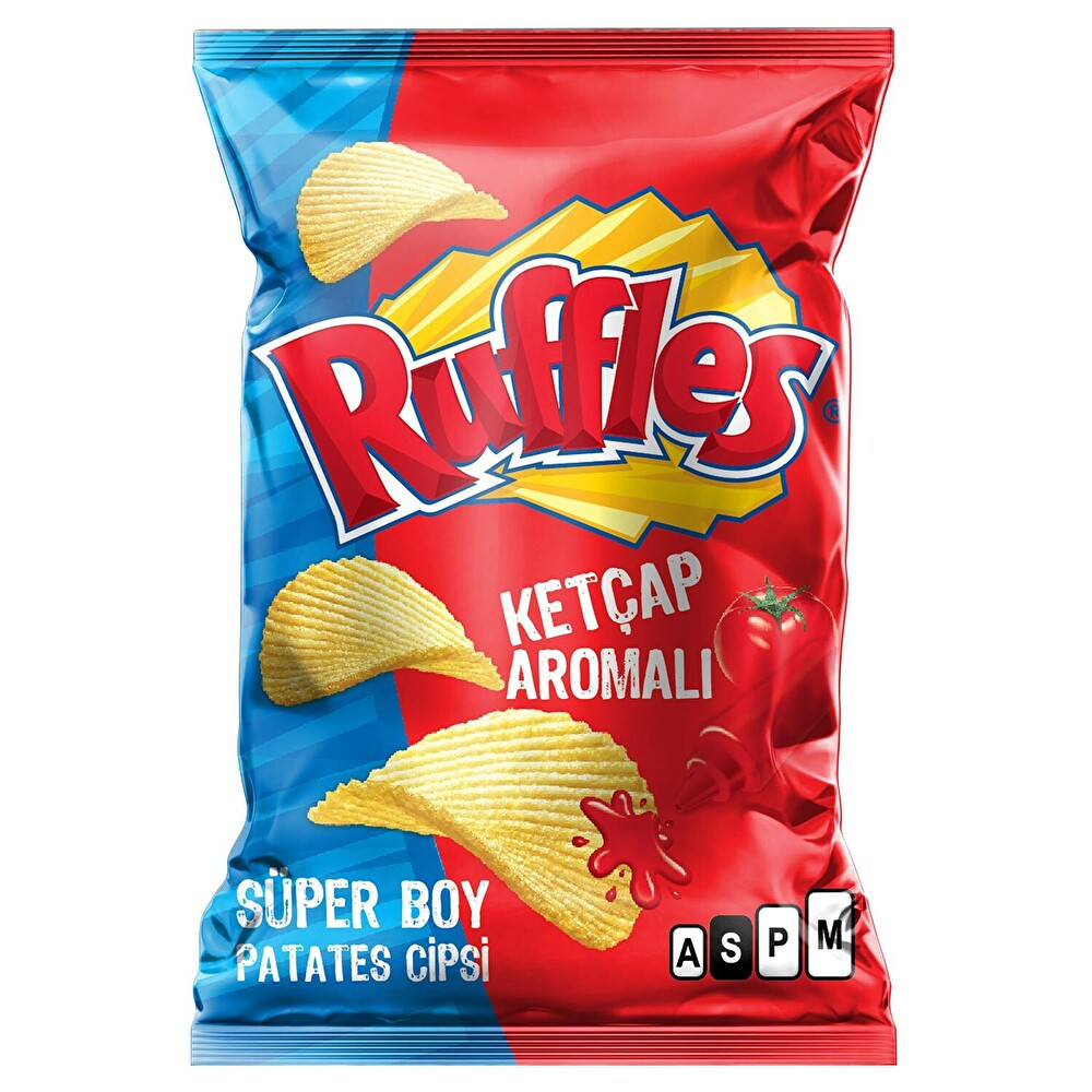 Ruffles Ketçap Aroma Çeşnili Patates Cipsi Süper Boy 107 G Cips Fiyatı