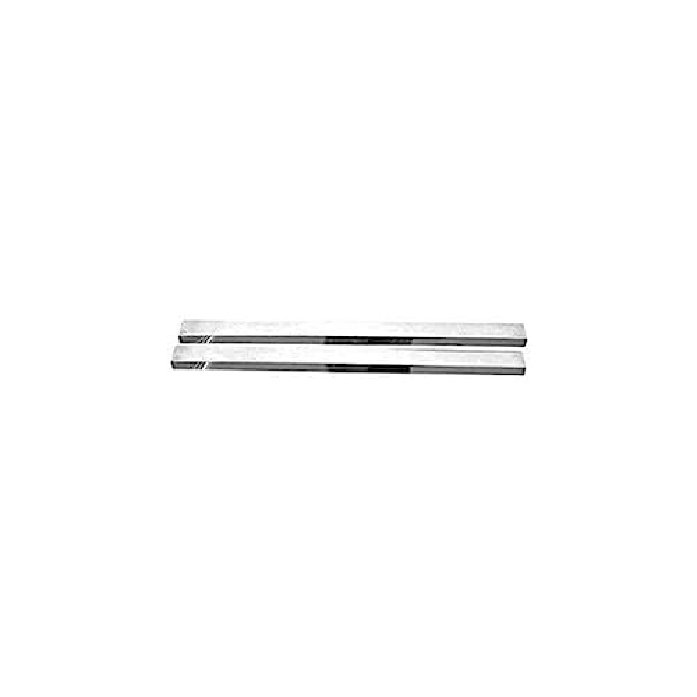 Rugged Ridge Entry Guards for Jeep CJ/YJ/Scrambler | 2-Piece Set, No Drill | Textured Stainless | 11119.02 | Fits 1987-1995 Jeep Wrangler YJ; 1981-1985 Jeep Scrambler; 1976-1986 Jeep CJ7