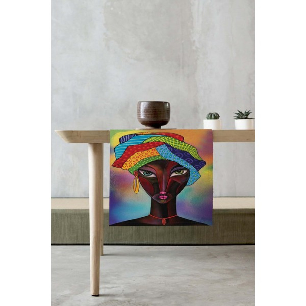 RugViva Elit Dokuma Leke Tutmaz Tay Tüyü Kumaş Masa Örtüsü Ranır 40X140 Cm RNR065 - 40 x 140 cm - Renkli Masa Örtüsü Fiyatı