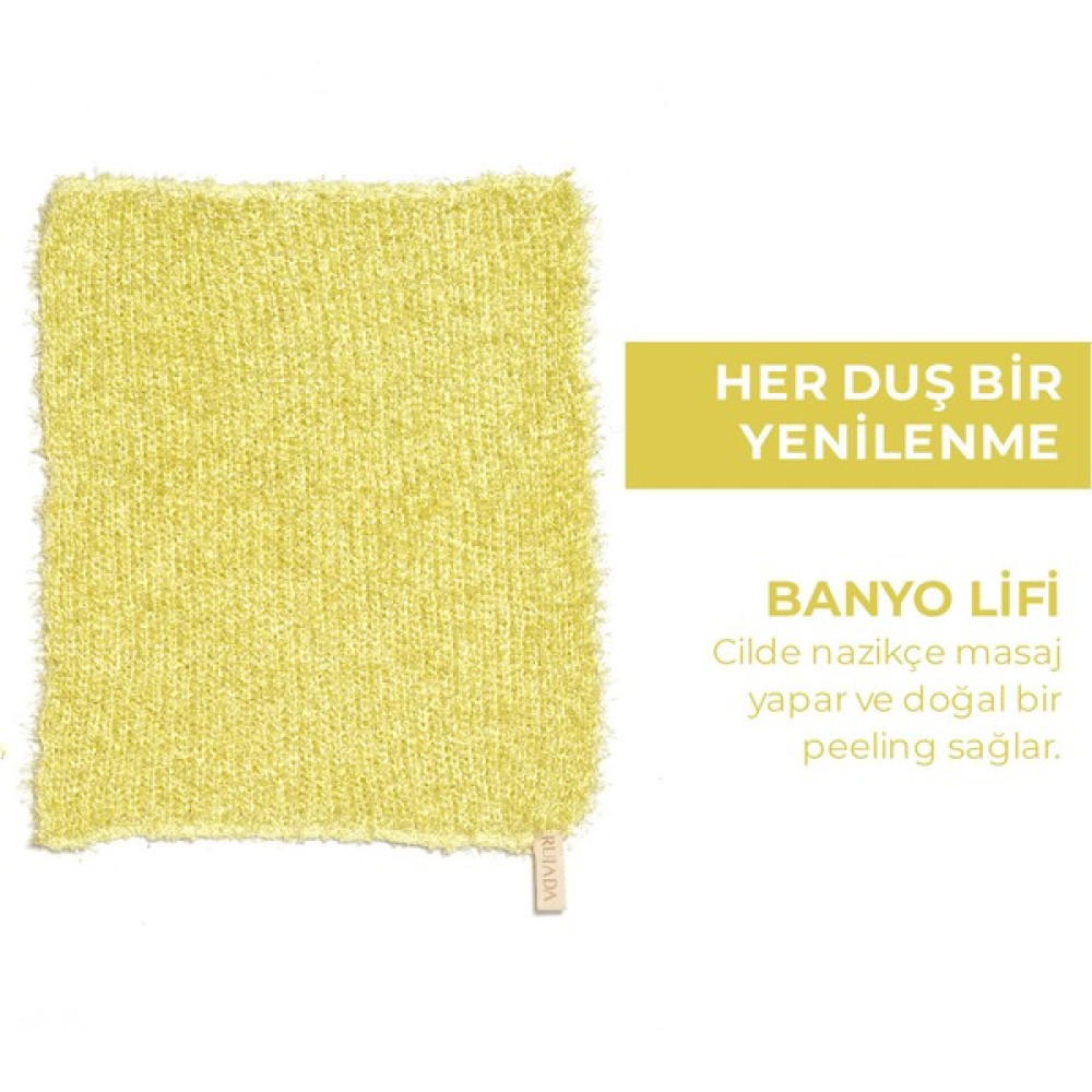 Ruiada Extra Esnek Yeşil Banyo Lifi Tüm Cilt Tiplerine Uygun Duş Lifi - 30x40 Cm Vücut Bakım Setleri Fiyatı