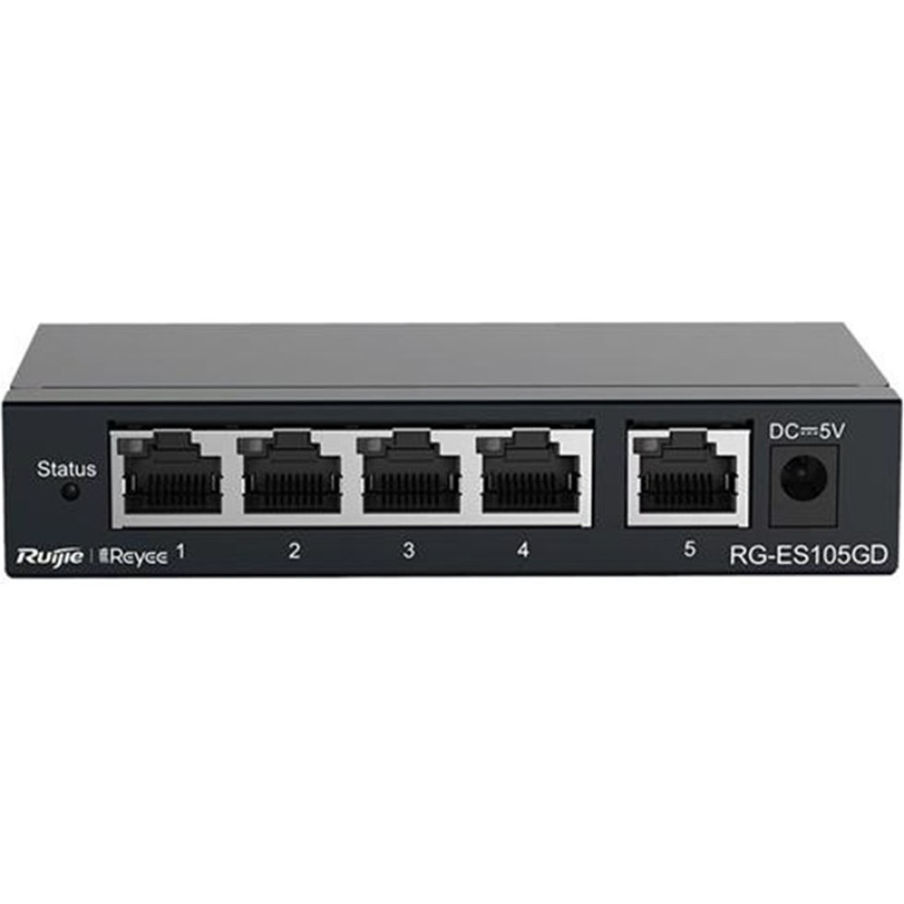 Ruijie Reyee RG-ES105GD 5 Portlu, 10/100/1000 Gigabit, Tak Çalıştır Switch, Metal Kasa Switchler Fiyatı
