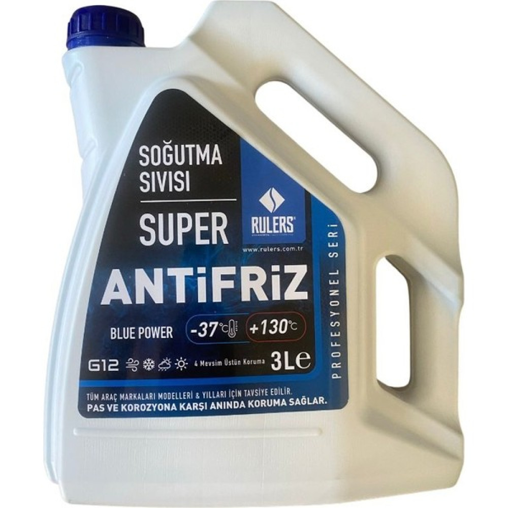 Rulers 3 Le Süper Antifriz Mavi -37 +130 Antifiriz Fiyatı