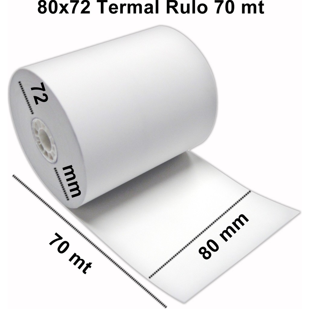 Rulo Merkezi Termal Adisyon Rulosu 80 mm x 70 mt 10'lu Kalite Baskı ile Dayanıklı Kullanım SSD / Solid State Drive Fiyatı