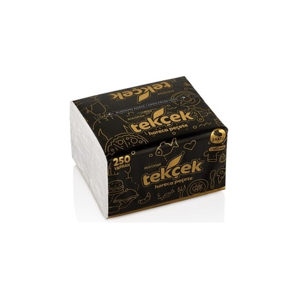 Rulopak 300402 Tekçek 2 Katlı Haroce Peçete 24 x 250'li - Beyaz Peçete Fiyatı