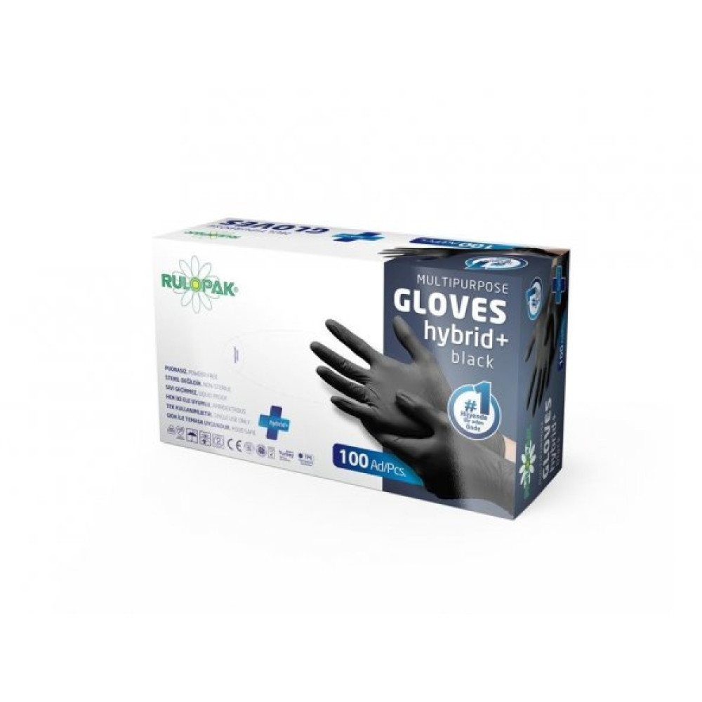 Rulopak 800121 Cok Amacli Eldiven 100Lu S Beden (Siyah) İş Eldiveni Fiyatı