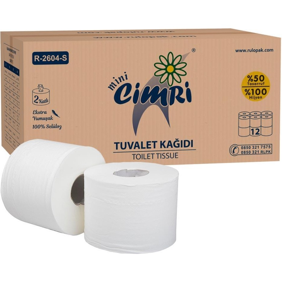 Rulopak Mini Cimri Tuvalet Kağıdı 2 Katlı 5 kg Tuvalet Kağıdı Fiyatı