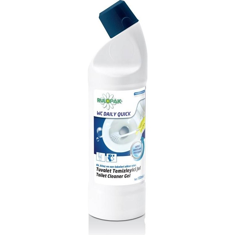 Rulopak Wc Daily Quick Tuvalet Temizleyici Jel 1000 ml - 1 lt Deterjan ve Temizlik Ürünleri Fiyatı
