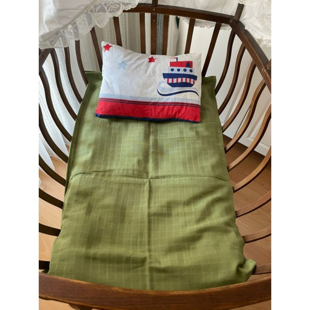 Runbaby Oeko-Tex Sertifikalı 100X120CM Haki %100 Pamuk Bebek Müslin Örtü + 1 Adet Fular Hediye - 100 x 120 cm - Yeşil Hamilelik ve Emzirme Fiyatı