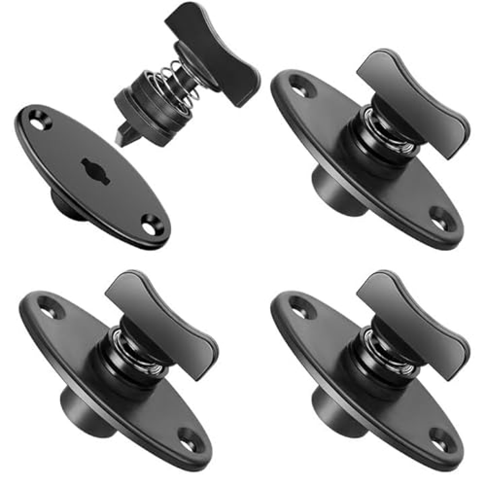 RunNico 4 Set Boat Windshield Fastener, Boat Windshield Clips for Boats Safety-Boat Windshield Replacement Accessories for Protecting Windows and Blocking Strong Winds (4)