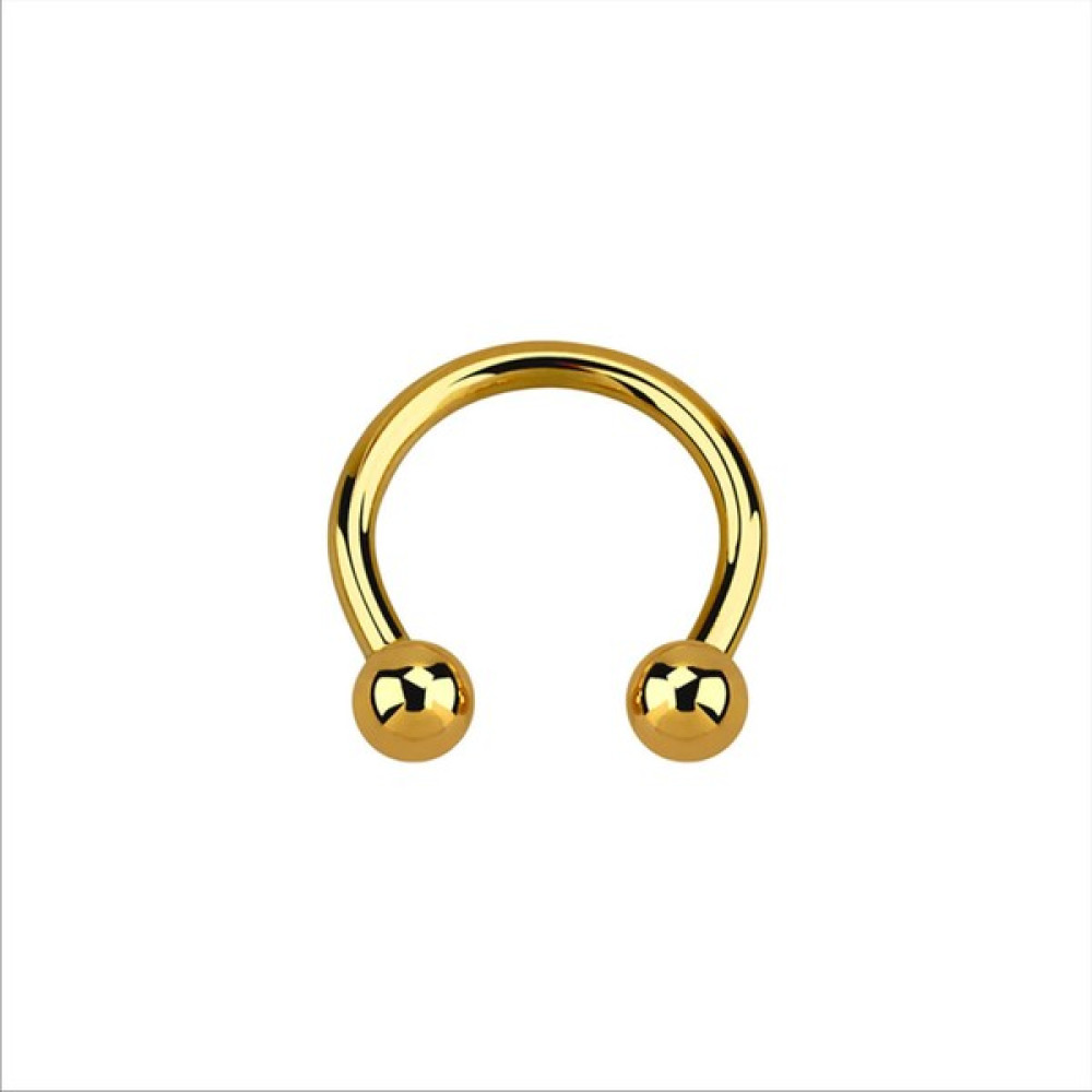 Rupen Kraft 316 Cerrahi Çelik Dudak Kıkırdak Septum Helix Tragus Piercingi - 8 - Gold Altın & Gümüş Piercing Fiyatı