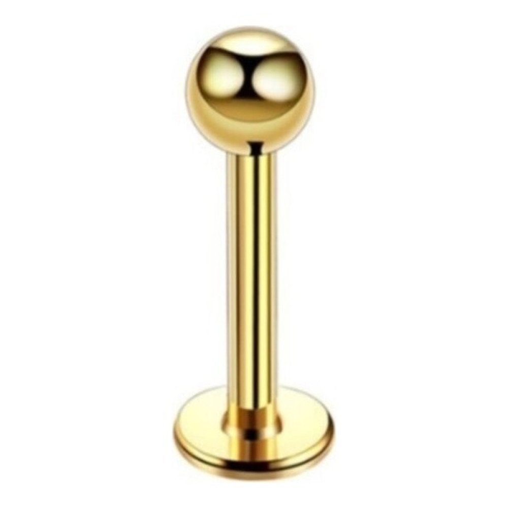 Rupen Kraft 316 Cerrahi Çelik Dudak Kıkırdak Tragus - 8 mm Altın & Gümüş Piercing Fiyatı