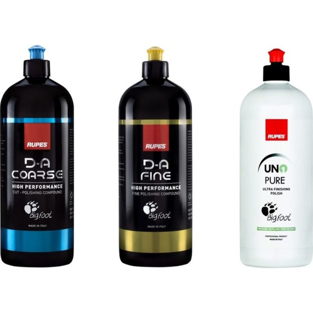 Rupes Set Da Corse+ Da Fine + Pure Pasta Hare ve Boya Koruma Seti 3X1LT Oto Çizik Giderici Fiyatı