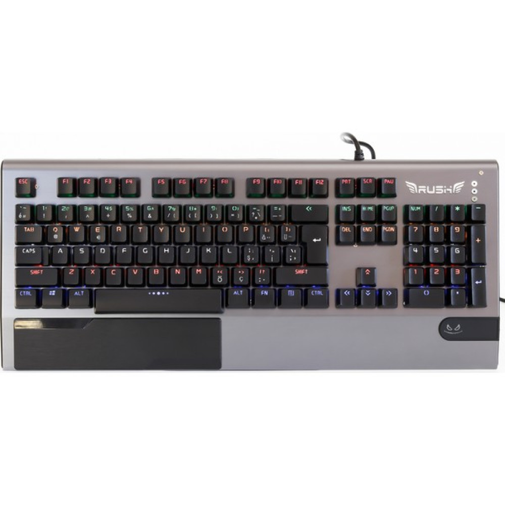 Rush Commando RK848 Full Mekanik RGB Işıklı Oyun Klavyesi Oyuncu Klavyesi Fiyatı