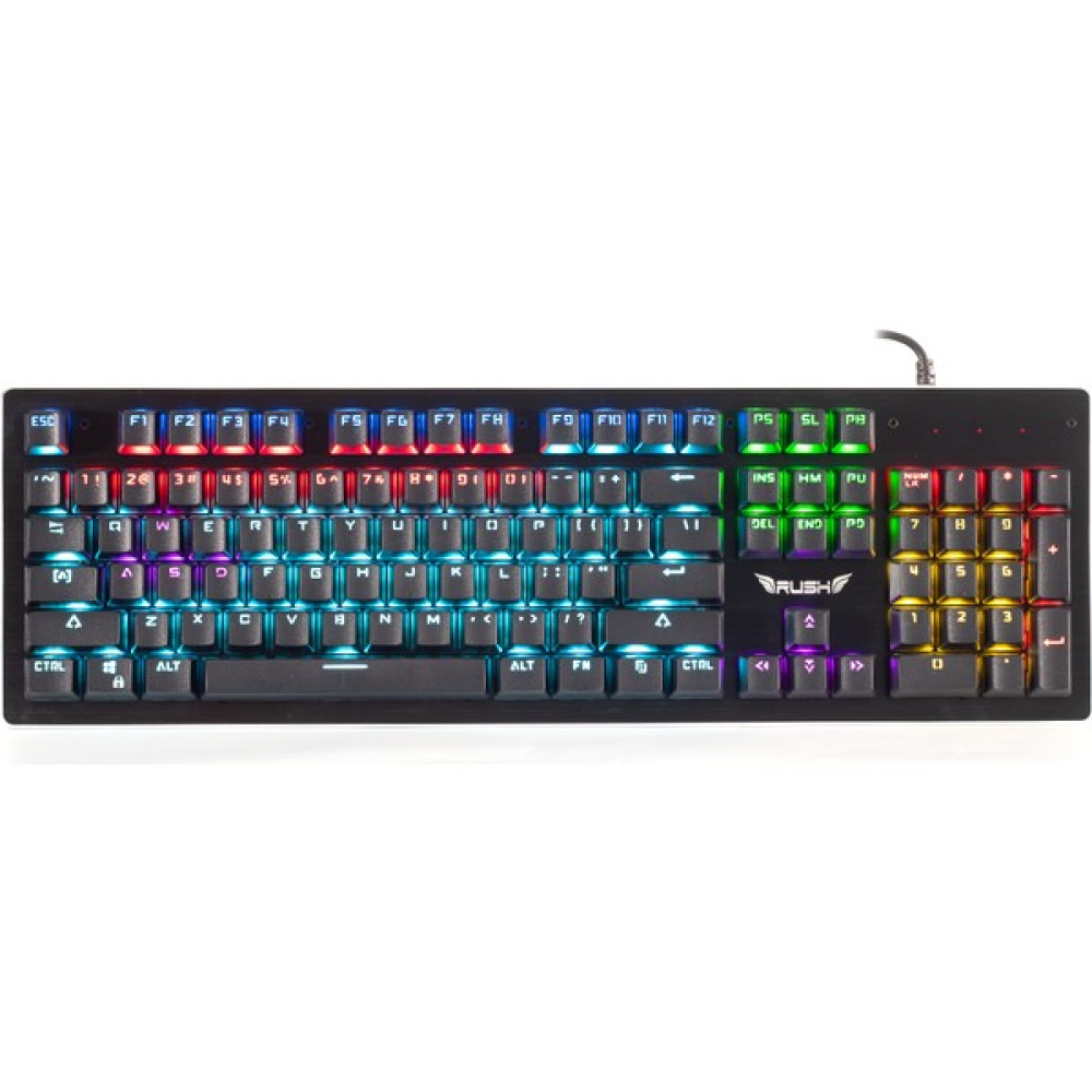 Rush Kıcker RK902 Full Mekanik Rgb Işıklı Oyun Klavyesi - Siyah Oyuncu Klavyesi Fiyatı