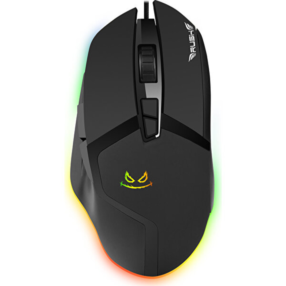 Rush Poıson RM82 10000 Dpı RGB 7d Oyuncu Mouse - Siyah Klavye - Mouse Fiyatı
