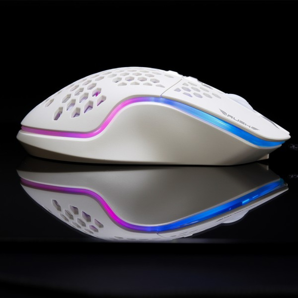 Rush Trepan RM404 12800 Dpı Rgb Mouse Beyaz Klavye - Mouse Fiyatı
