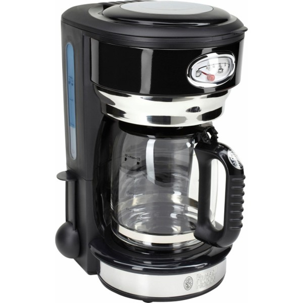 Russell Hobbs 21701-56/RH Retro Kahve Makinesi - 10 Cup - Siyah Kahve Makineleri Fiyatı
