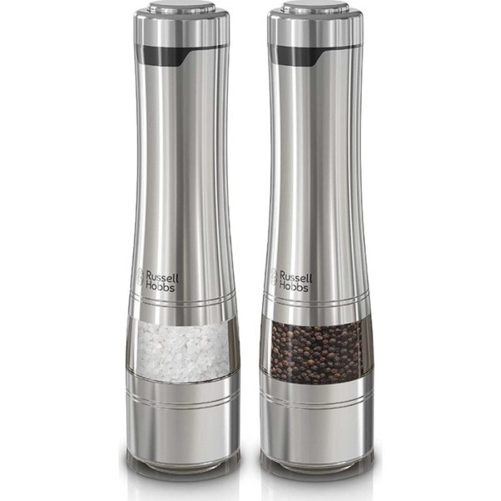 RUSSELL HOBBS 23460-56 Classsics Tuz & Karabiber Öğütücü, 50GR x 2, Cilalanmış Paslanmaz Çelik, Gümüş - 50 ml Baharat Setleri & Baharatlıklar Fiyatı