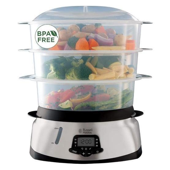 Russell Hobbs 23560-56 MaxiCook Gümüş Dijital Buharlı Pişirici Buharlı Pişiriciler Fiyatı