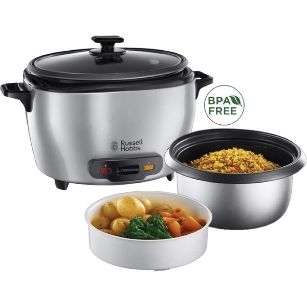 Russell Hobbs 23570-56/RH Healthy 14 Cup Rice Cooker - Gri Buharlı Pişiriciler Fiyatı