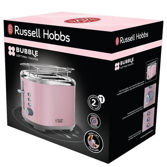 Russell Hobbs 25081 Bubble Soft 7 Programlı Ekmek Kızartma Makinesi Pembe